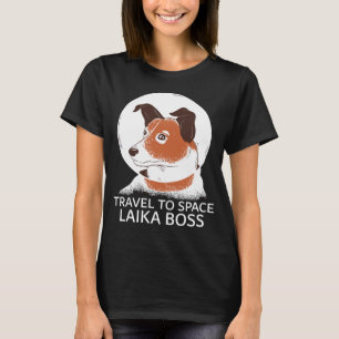 Weltraumhund Laika Astronaut NASA Geburtstagsgesch T-Shirt