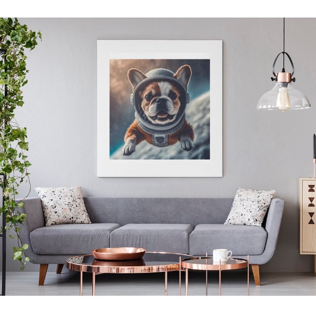 Weltraumhund Poster (Von Creator hochgeladen)