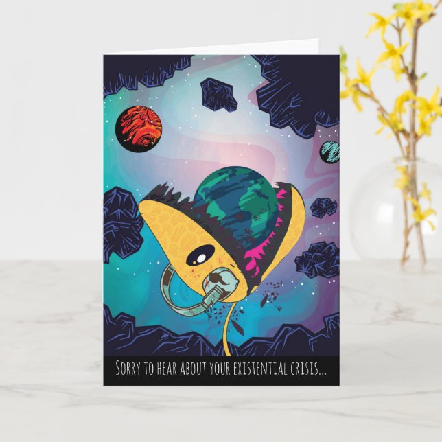 Weltraumkarte Karte (Gelbe Blume)