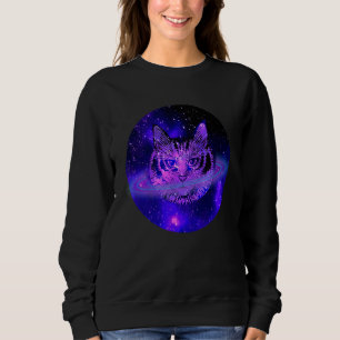 Weltraumkatze Galaxy Caturn Kitten Universe Cat Me Sweatshirt
