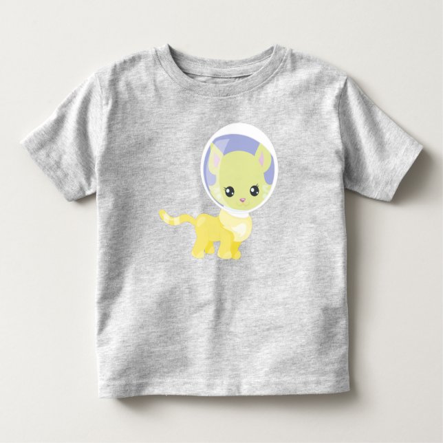 Weltraumkatze, Kosmonaut, Astronaut, Weltraum, Nie Kleinkind T-shirt (Vorderseite)
