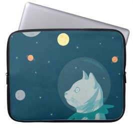 Weltraumkatze Laptopschutzhülle