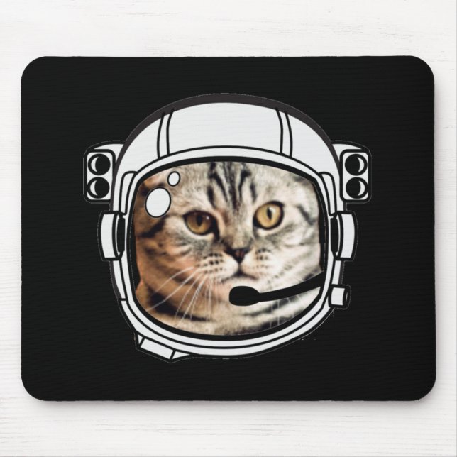 Weltraumkatze Mousepad (Vorne)
