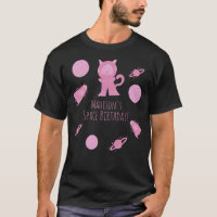 Weltraumkatze Pink Galaxy Geburtstag
