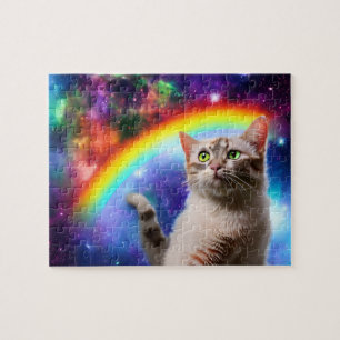 Weltraumkatze Puzzle