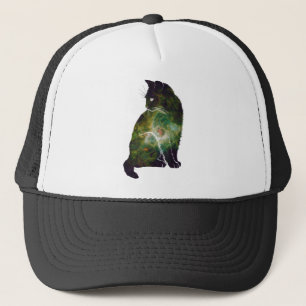 Weltraumkatze Truckerkappe