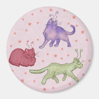 Weltraumkatzen Whimsical Space Cat Lustige Sci-Fi