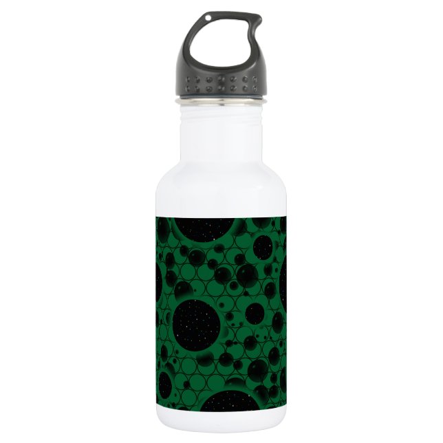Weltraumknochen - Wald Edelstahlflasche (Vorderseite)