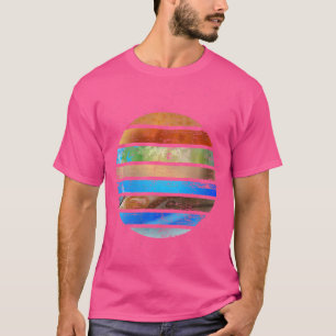 Weltraumkonstellationen von Frauen Planeten T-Shirt