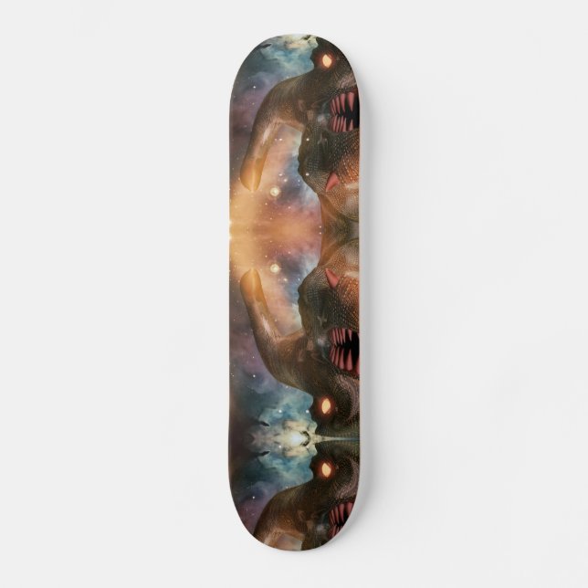 Weltraumkreaturen Skateboard (Vorderseite)