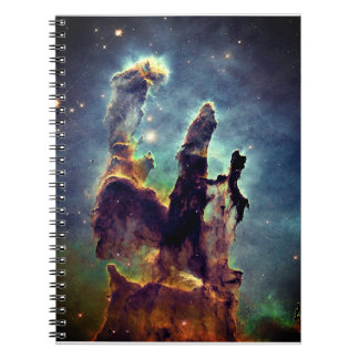 Weltraumkunst der Schöpfer auf seinem Thron Notizblock