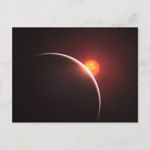 Weltraumkunst der Supererden Postkarte