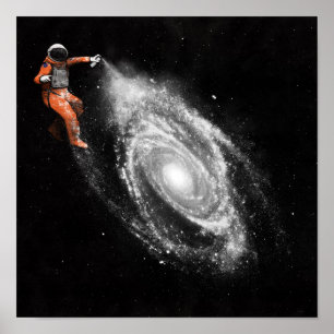 Weltraumkunst   Florent Bodart Poster