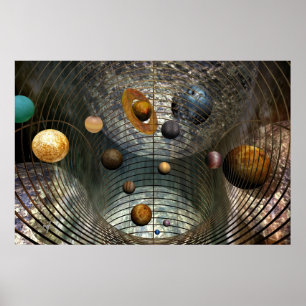Weltraumkunst Poster