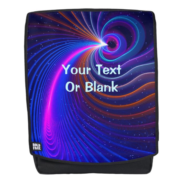 Weltraumkurve Rucksack (Vorderseite)