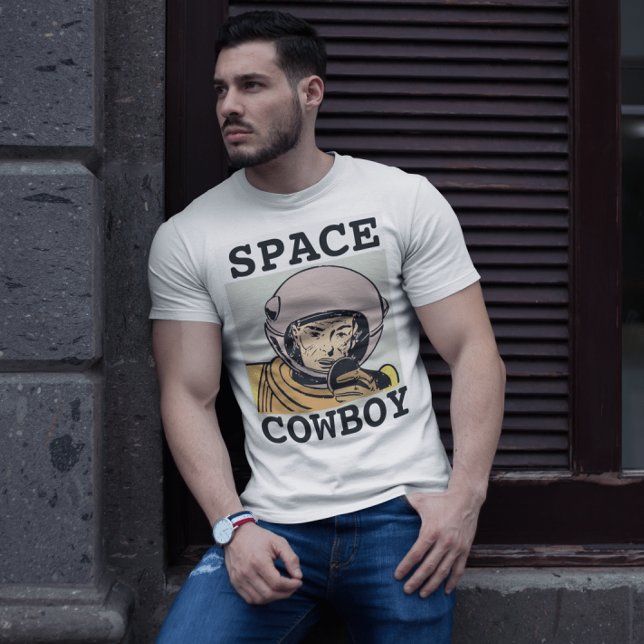 WELTRAUMKUWBOY MÄNNER VINTAGE T - SHIRT (Von Creator hochgeladen)