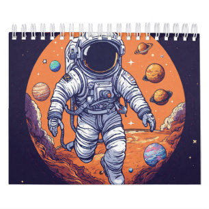 Weltraummann Kalender