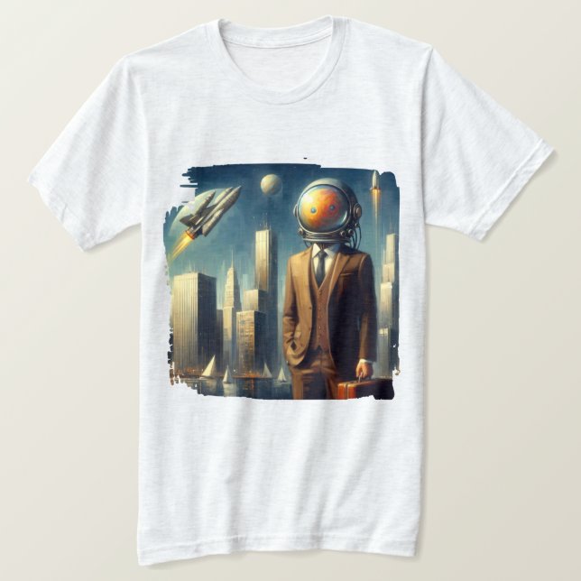 Weltraummann T-Shirt (Design vorne)