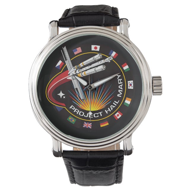 Weltraummissionsabzeichen Armbanduhr (Vorderseite)