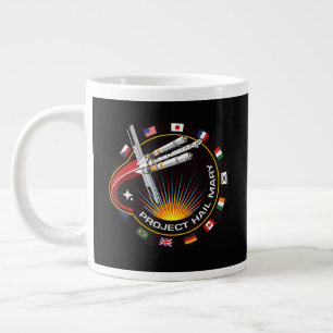 Weltraummissionsabzeichen Jumbo-Tasse