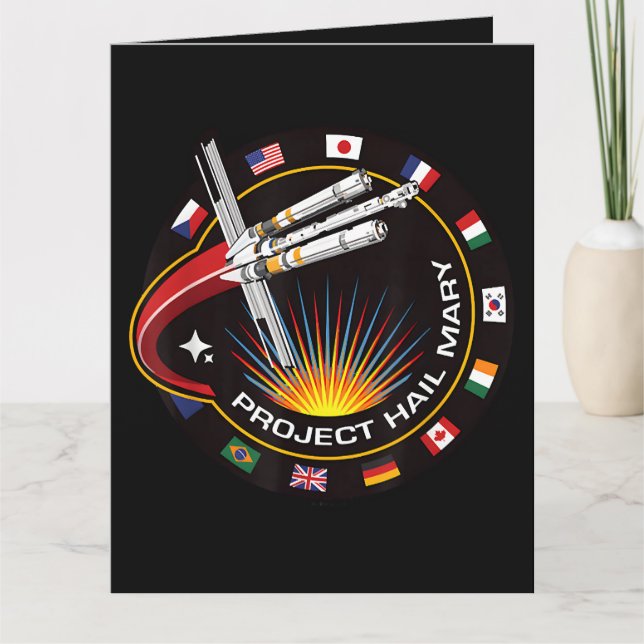 Weltraummissionsabzeichen Karte (Vorderseite)