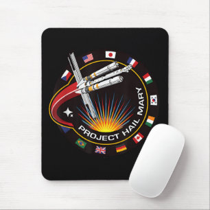 Weltraummissionsabzeichen Mousepad