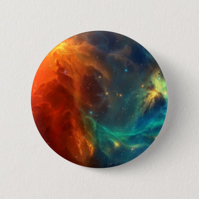 Weltraummuster Button (Vorderseite)