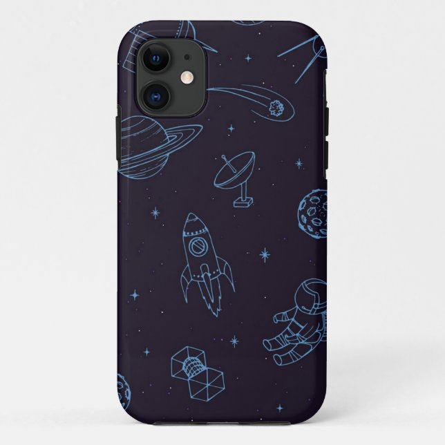 Weltraummuster Case-Mate iPhone Hülle (Rückseite)