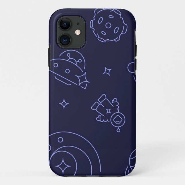 Weltraummuster Case-Mate iPhone Hülle (Rückseite)
