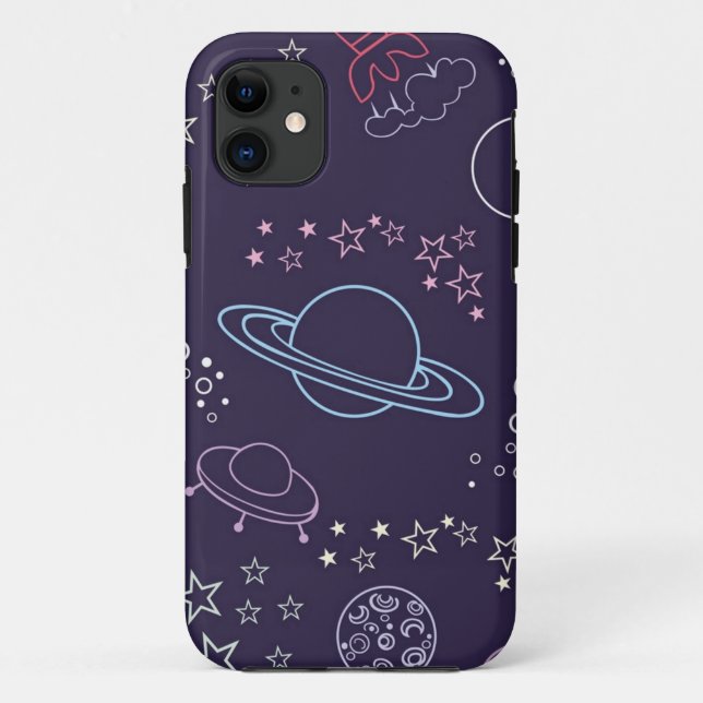Weltraummuster Case-Mate iPhone Hülle (Rückseite)