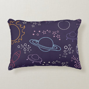 Weltraummuster Dekokissen