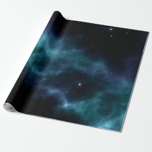 Weltraummuster Geschenkpapier