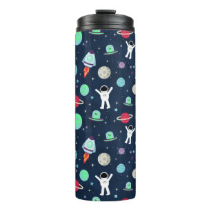 Weltraummuster-Illustration Thermosbecher
