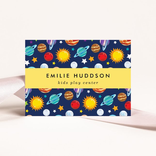 Weltraummuster, Kinderspielzentrum, Aktivitätszent Visitenkarte (Von Creator hochgeladen)