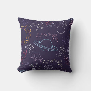 Weltraummuster Kissen