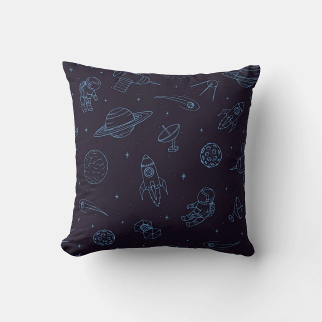 Weltraummuster Kissen (Vorderseite)