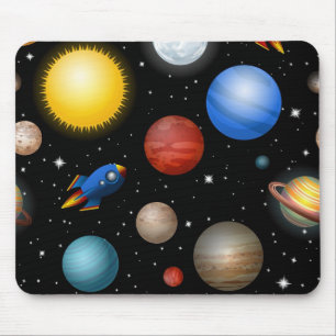 Weltraummuster Mousepad
