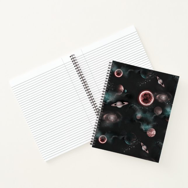 Weltraummuster  notizbuch (Innenseite)