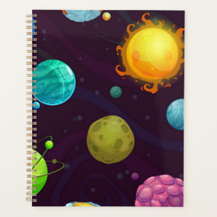 Weltraummuster Planer