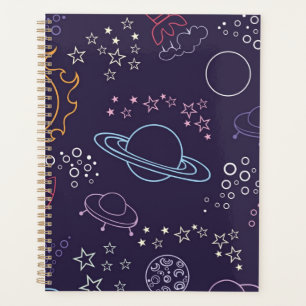 Weltraummuster Planer