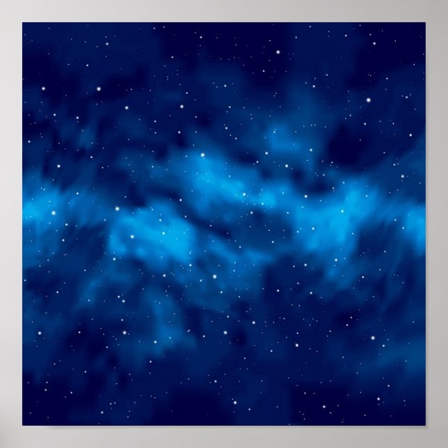 Weltraummuster Poster (Vorne)