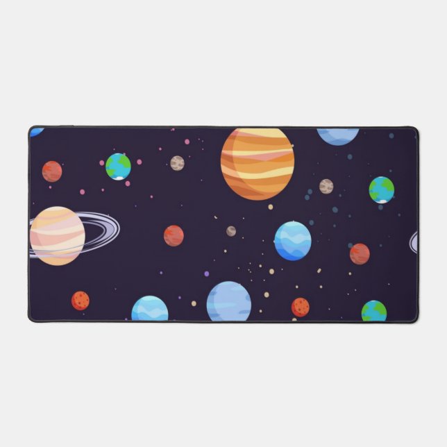 Weltraummuster Schreibtischunterlage (Vorderseite)