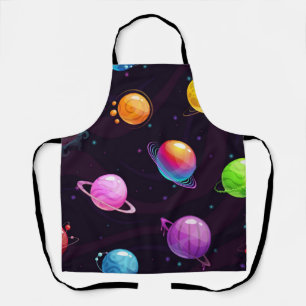Weltraummuster Schürze
