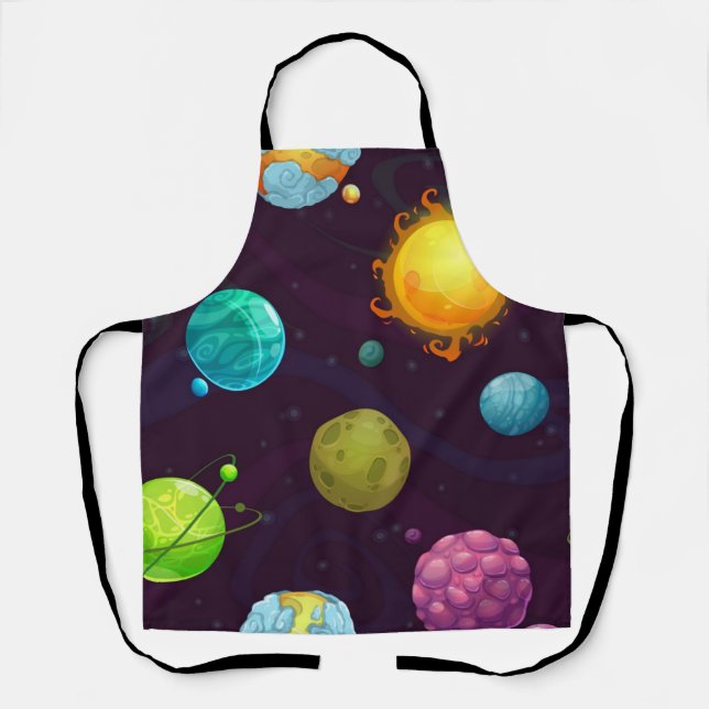 Weltraummuster Schürze (Vorderseite)
