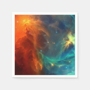 Weltraummuster Serviette
