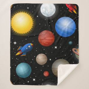 Weltraummuster Sherpadecke