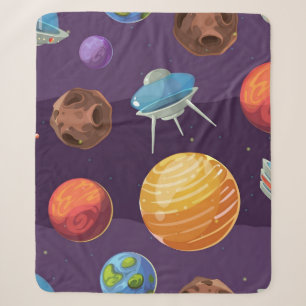 Weltraummuster Sherpadecke