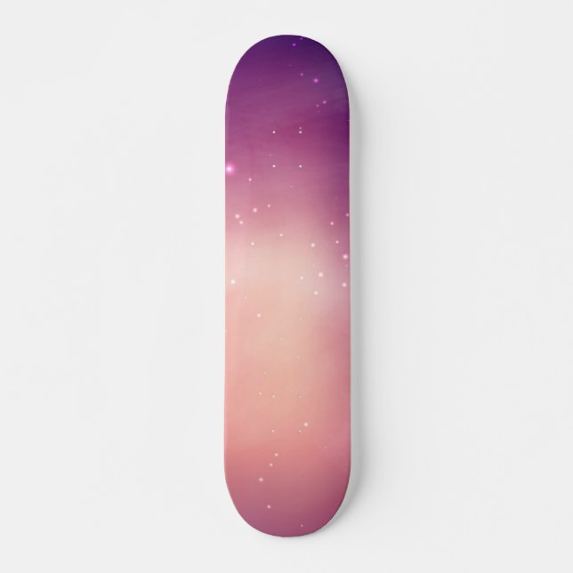Weltraummuster Skateboard (Vorne)