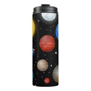Weltraummuster Thermosbecher