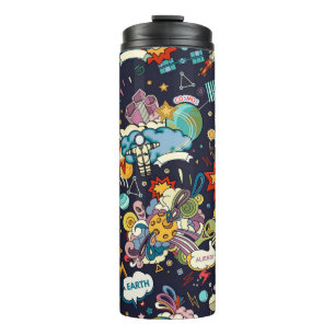 Weltraummuster Thermosbecher